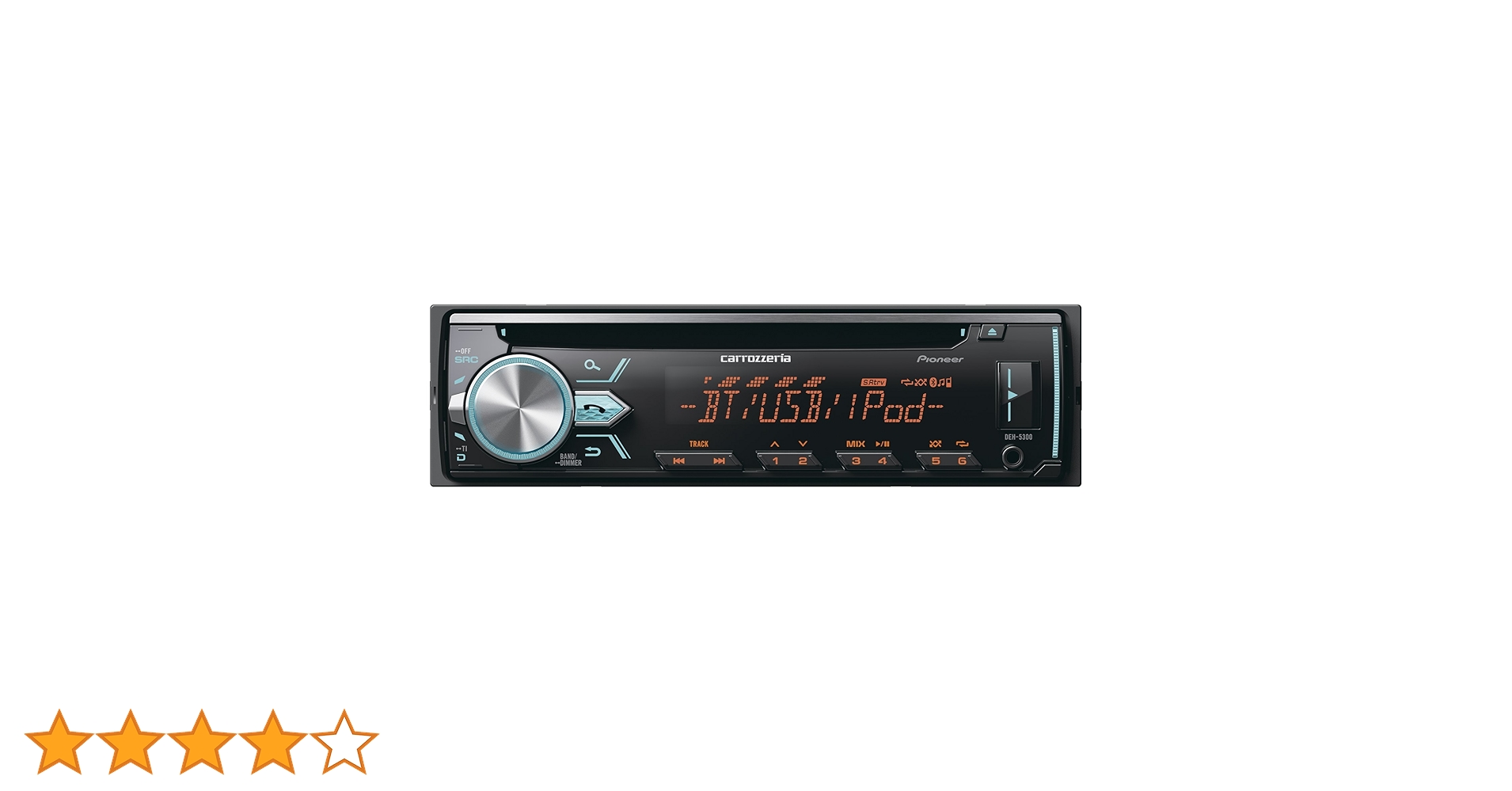 カーオーディオ carrozzeria DEH-5300 Bluetooth Amazon | カロッツェリア(パイオニア) カーオーディオ DEH-5300 1DIN